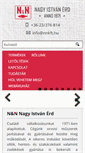 Mobile Screenshot of nagyistvanerd.hu
